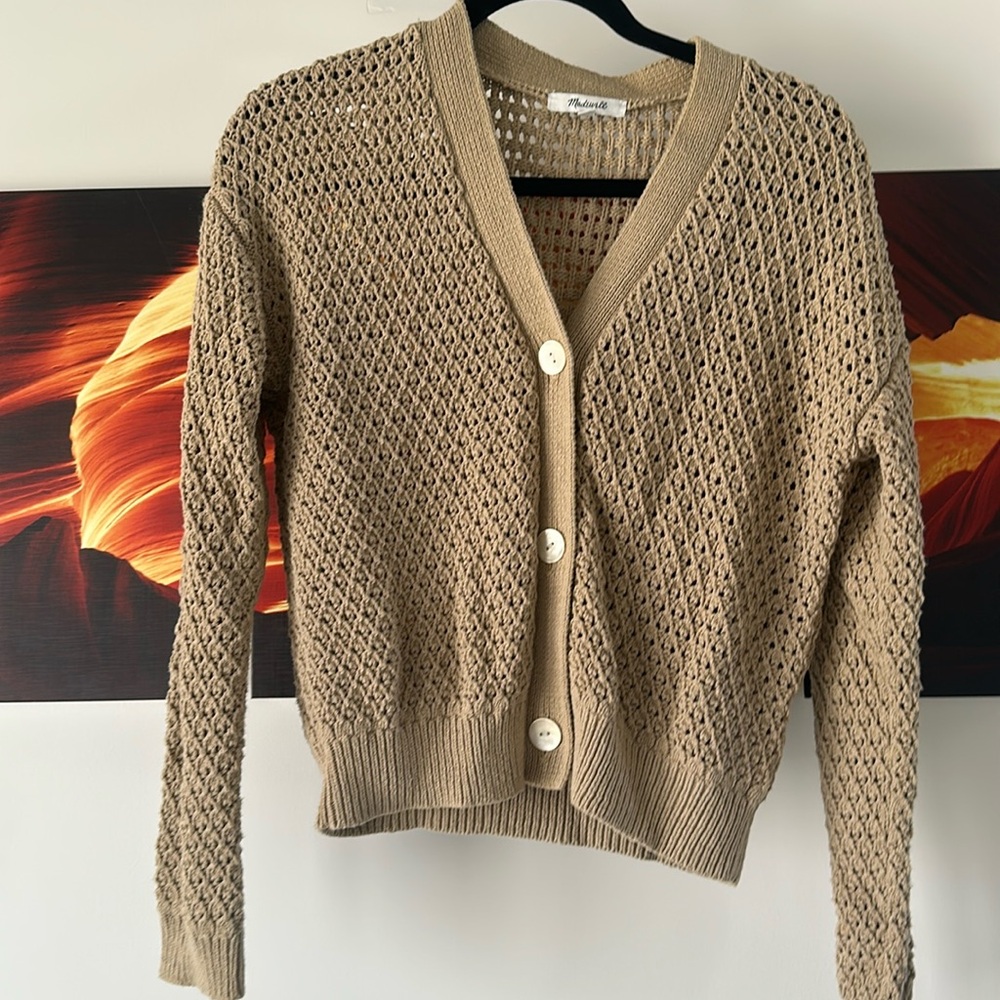 Madewell 100% cotton cardigan